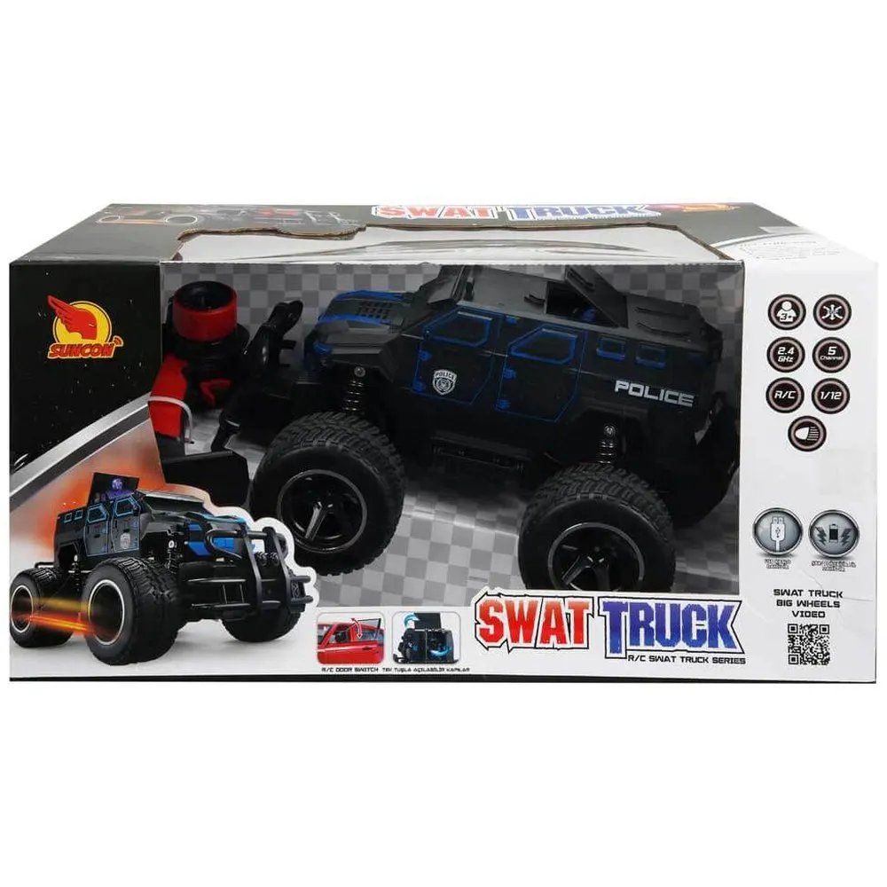 1:12 Uzaktan Kumandalı Sesli Swat Polis Panzer