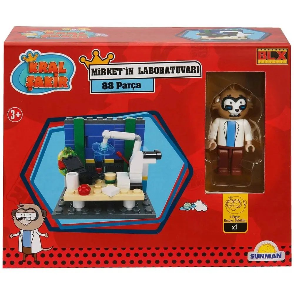Blx Lego Kral Şakir Mirket'in Laboratuvarı 88 Parça