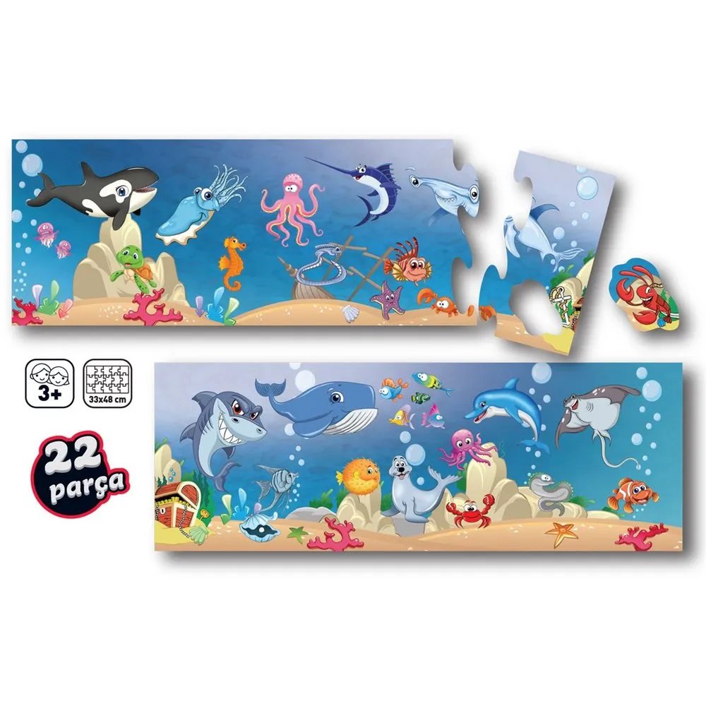Anatolian Deniz Canlıları 22 Parça Puzzle 7461