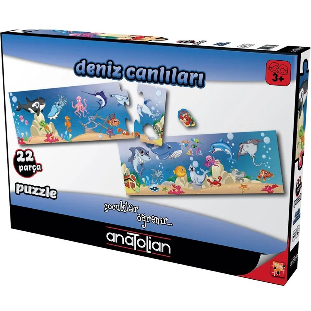 Anatolian Deniz Canlıları 22 Parça Puzzle 7461