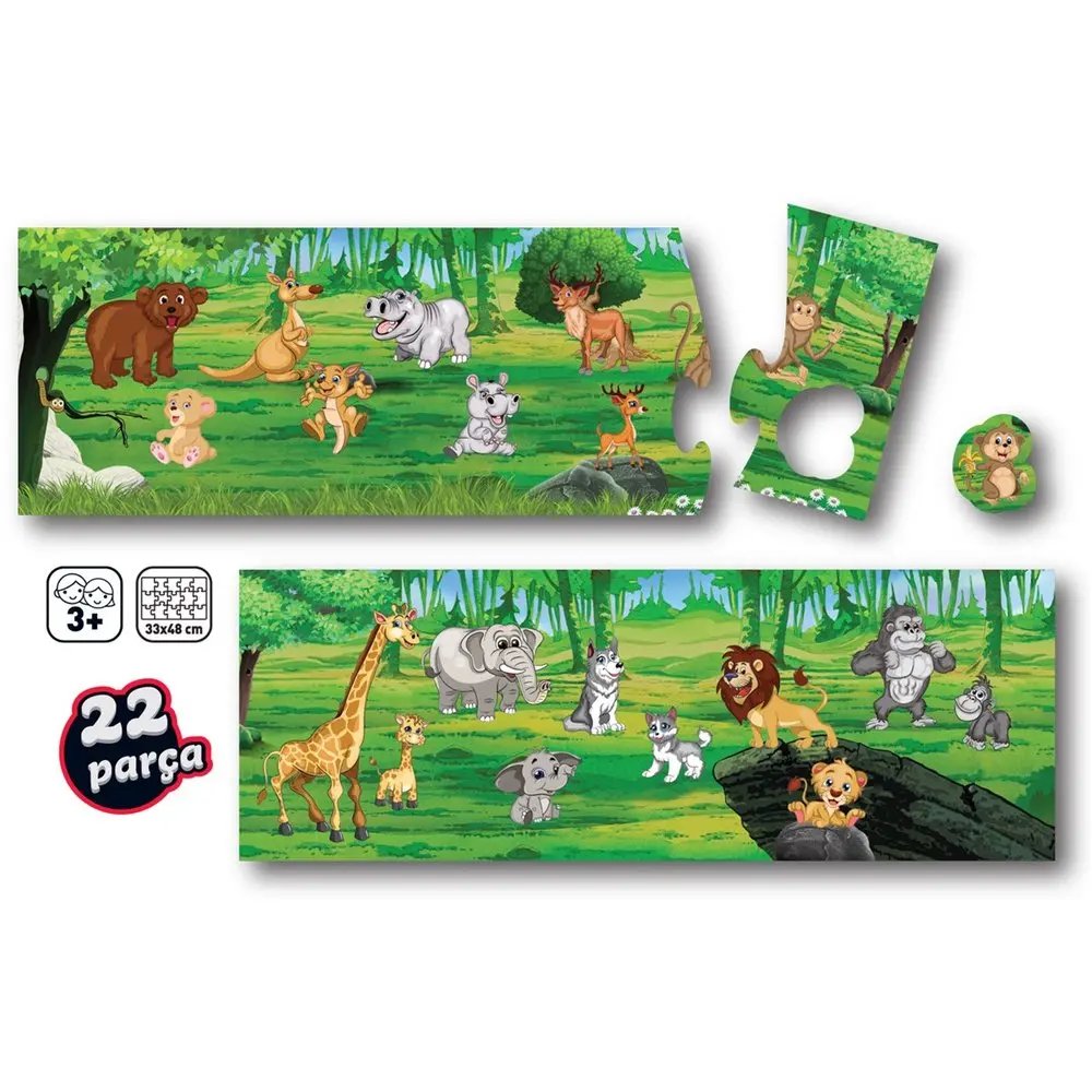 Anatolian Yaban Hayat Canlıları 22 Parça Puzzle 7460