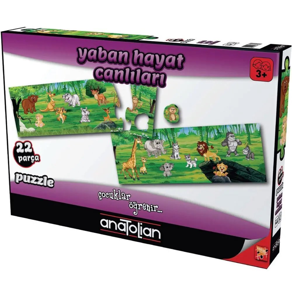 Anatolian Yaban Hayat Canlıları 22 Parça Puzzle 7460