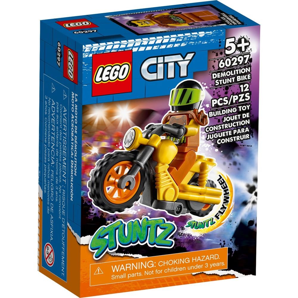 Lego City Yıkım Gösteri Motosikleti 60297