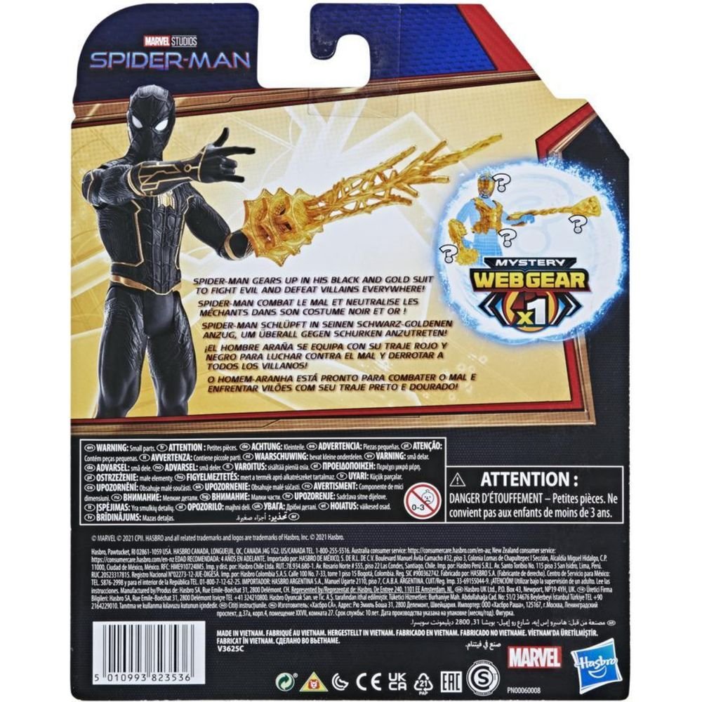 Spider-Man Mystery Web Gear Spider-Man Figür F1913