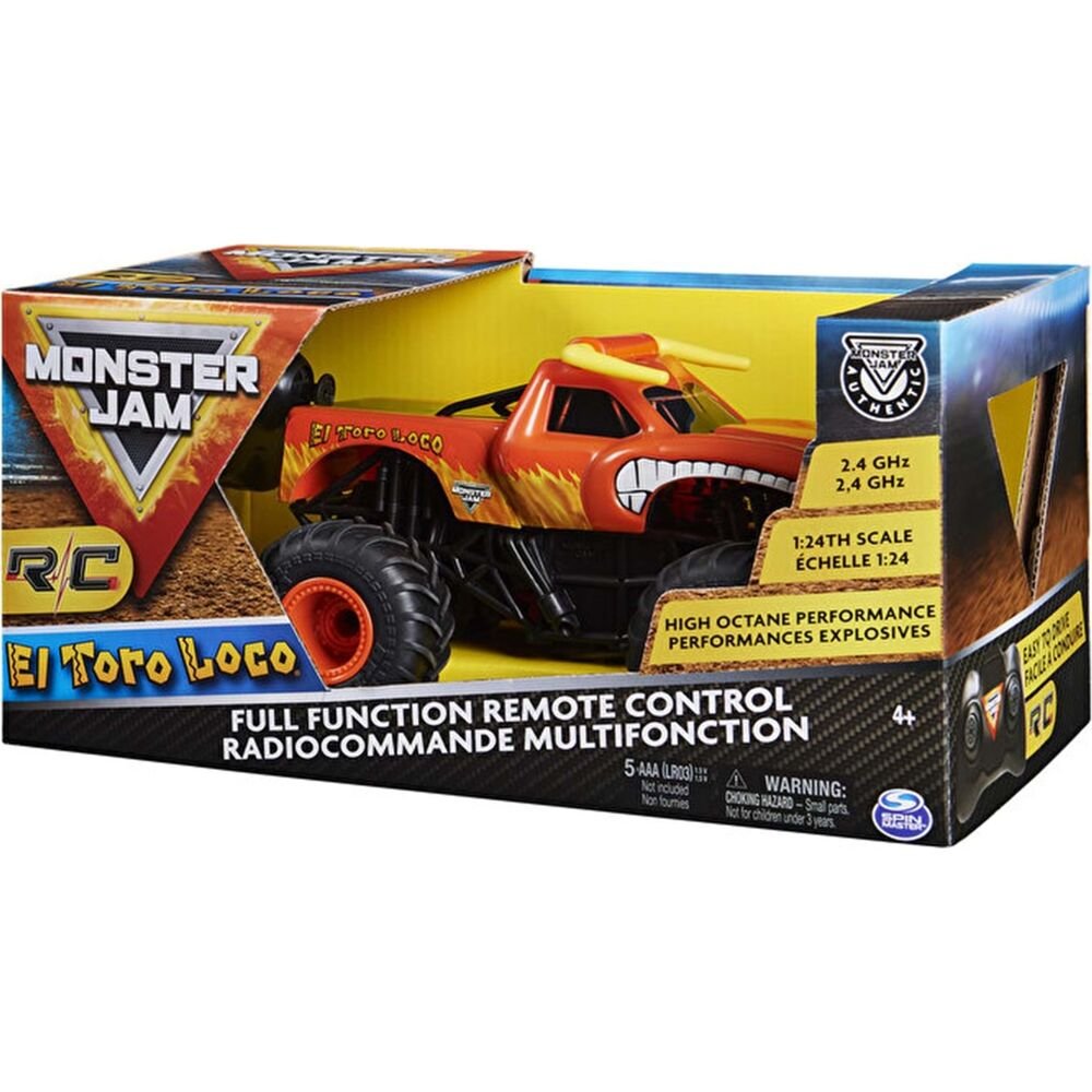 Monster Jam 1:24 Rc El Toro Loco Canavar Kamyon