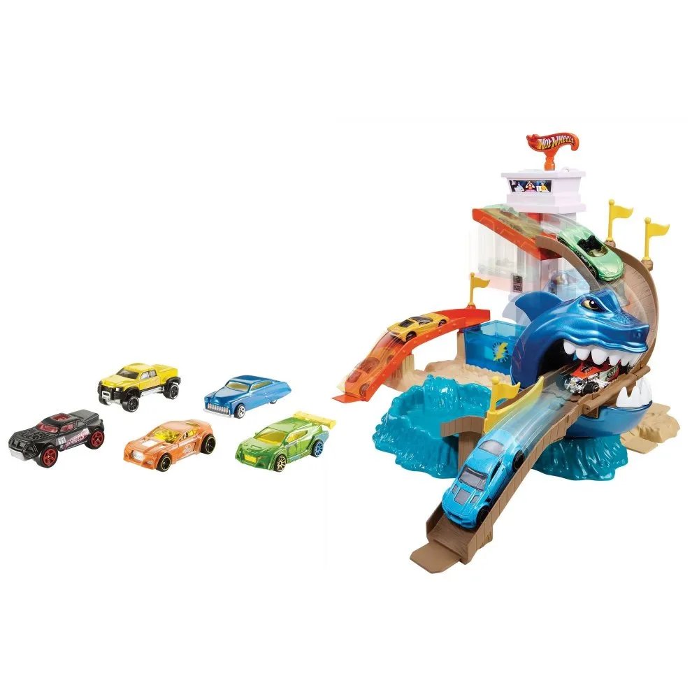 Hot Wheels Renk Değiştiren Arabalar Sharky Yarış Seti BGK04