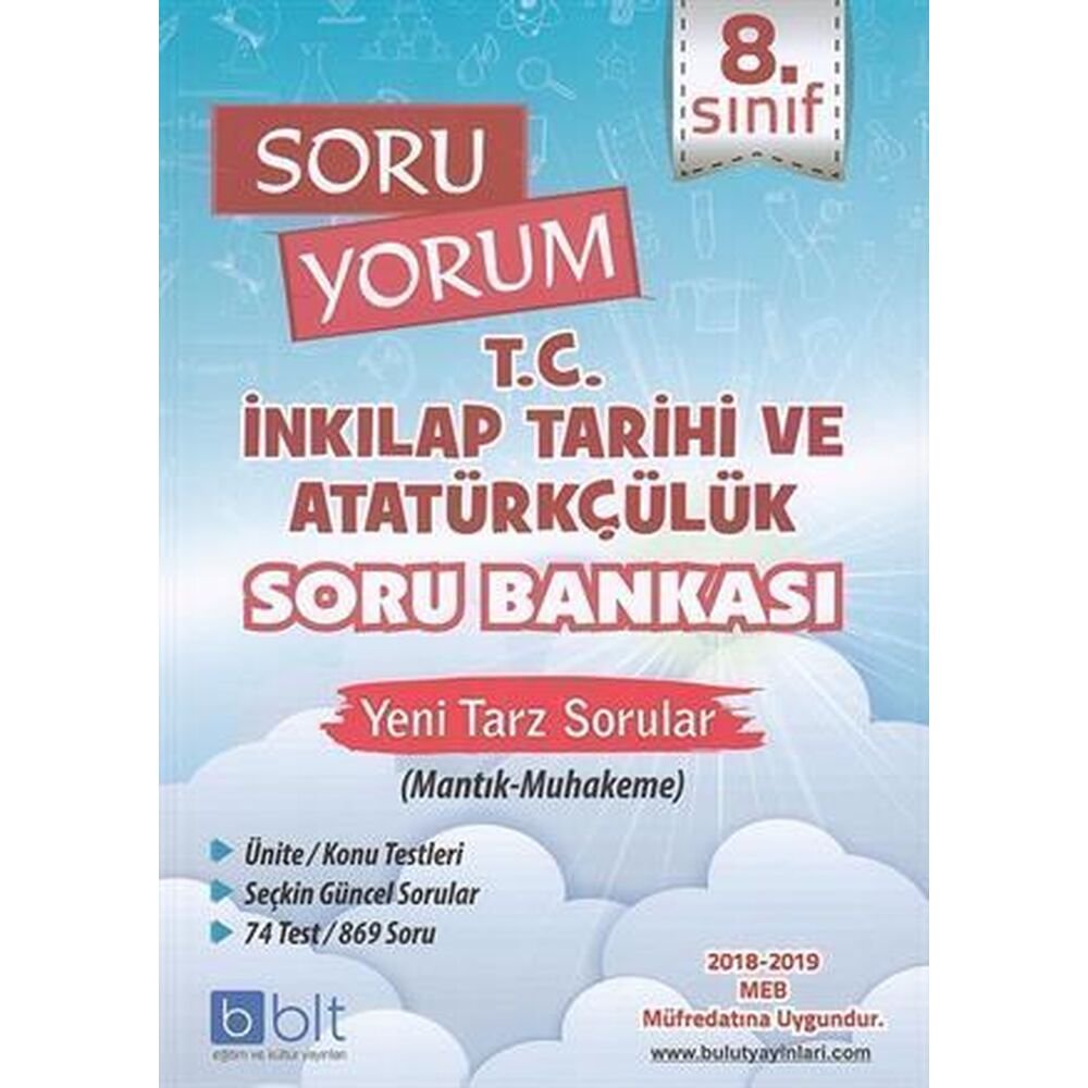 8.Sınıf T.C. İnkilap Tarihi ve Atatürkçülük Soru Bankası