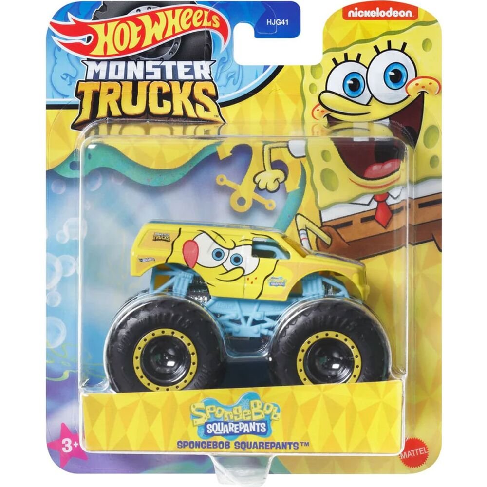 Hot Wheels Monster Trucks Süngerbob Temalı Araçlar - Süngerbob HWN76