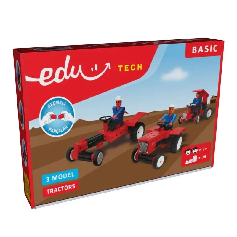 Edu Tech Tractors - Traktörler 3 Model
