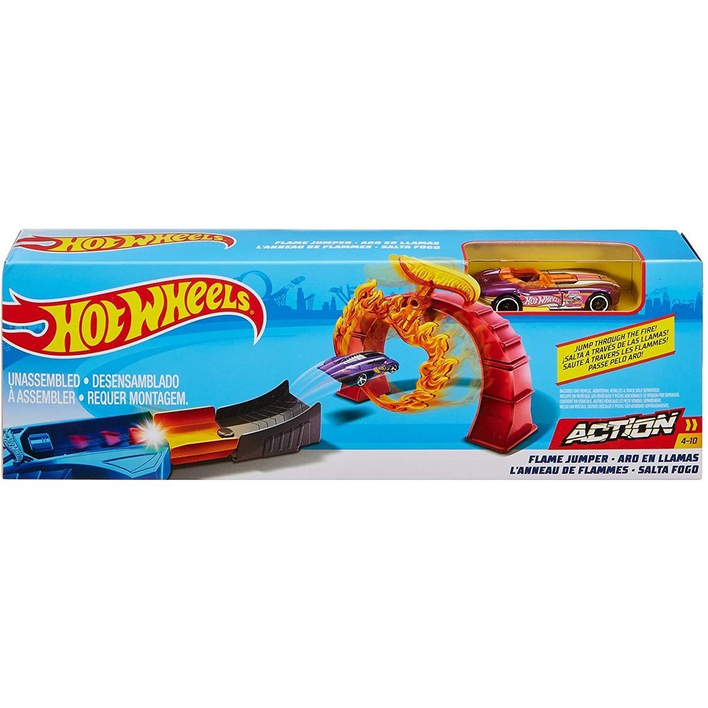 Hot Wheels Akrobasi Atlayışı Yarış Seti Flame Jumper FTH81