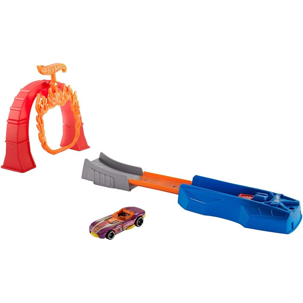 Hot Wheels Akrobasi Atlayışı Yarış Seti Flame Jumper FTH81