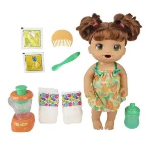 Baby Alive Kumral Bebeğim ve Sihirli Mikseri E6944