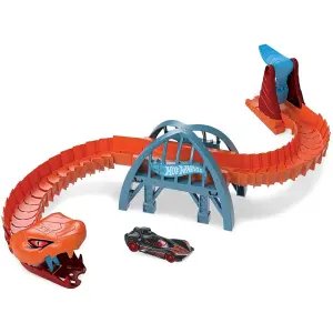 Hot Wheels Şehirde Yaratık Macerası Oyun Seti Yılanlı Köprü Saldırısı GJK88
