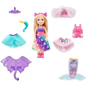 Barbie Dreamtopia Chelsea ve Kostümleri Oyun Seti GTF40
