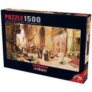 Anatolian Kahire'de Halı Pazarı 1500 Parça Puzzle 3751