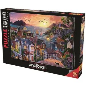 Anatolian Sahilde Günbatımı 1000 Parça Puzzle 1098