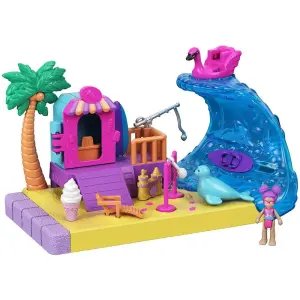 Polly Pocket Pollyville Gün Işığı Plajı Oyun Seti GTM68