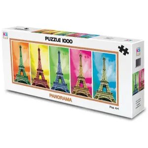 Ks Puzzle Pop Art Panorama Paris 1000 Parça 11223