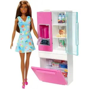 Barbie Bebek ve Oda Setleri Buzdolabı Seti GHL85