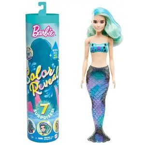 Barbie Color Reveal Renk Değiştiren Sürpriz Bebekler S4 GTP43