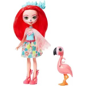 Enchantimals Popüler Karakter Bebekler - Fanci Flamingo & Swash
