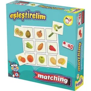 Kırkpabuç Eşleştirelim Meyveler ve Sebzeler 7309