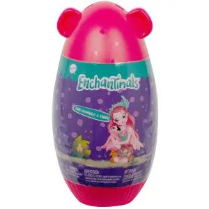 Enchantimals Yumurtadan Çıkan Bebekler Serisi Fanci Flamingo & Swash GTM34