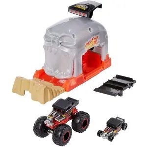 Hot Wheels Monster Trucks Fırlatıcılı Oyun Seti Bone Shaker GKY02