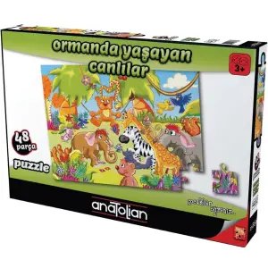 Anatolian Ormanda Yaşayan Canlılar 48 Parça Puzzle 7466