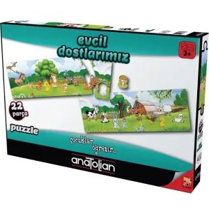 Anatolian Evcil Dostlarımız 22 Parça Puzzle 7462