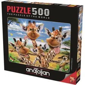 Anatolian Zürafa Selfiesi 500 Parça Puzzle 3617