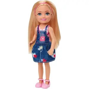 Barbie Chelsea Bebekler Kalp Etekli GHV65