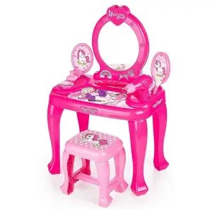 Dolu Unicorn Makyaj Masası ve Sandalye Seti