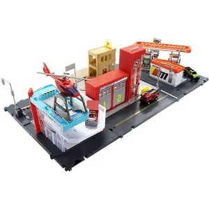 Matchbox Action Drivers Helikopterli Kurtarma Oyun Seti GVY83