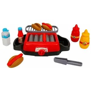 Little Chef Sesli ve Işıklı Hot Dog Izgara Oyun Seti