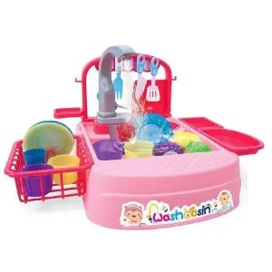 Galtoys Pilli Modern Çeşmeli Lavabo Oyun Seti