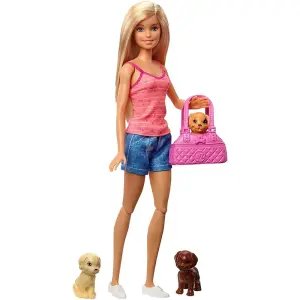 Barbie ve Köpekleri Banyo Keyfinde Oyun Seti GDJ37
