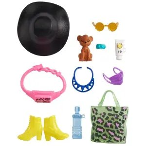 Barbie'nin Moda Aksesuarları Paketi Vahşi Yaşam Modası GRC14