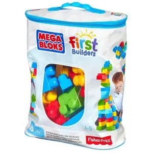 Mega Bloks 60 Parça Mavi Blok Torbası DCH55