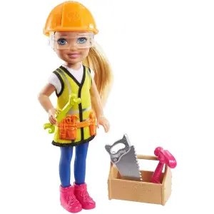 Barbie Chelsea Meslekleri Öğreniyor İnşaat İşçisi GTN87