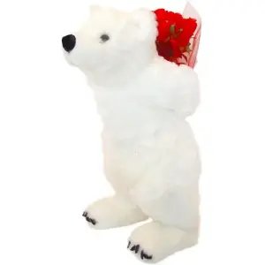 Neco Plush Gül Buketli Kutup Ayısı 65 Cm