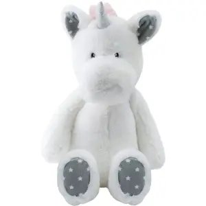 World's Softest Klasik Peluş Beyaz Unicorn 40 Cm