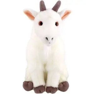 Animals Of The World Floopy Beyaz Keçi Peluş 34 Cm