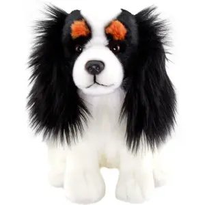 Animals Of The World Floppy Siyah İspanyol King Charles Peluş 28 Cm