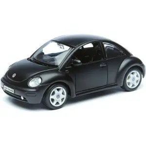 Maisto 1:25 Volkswagen New Beetle Matte Black