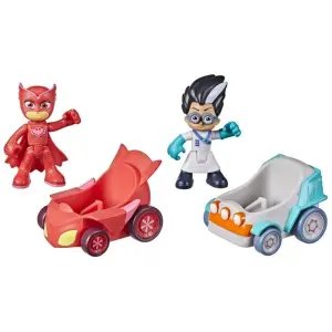 Pijamaskeliler Owlette & Romeo 2'li Figür ve Mini Araçlar F2842