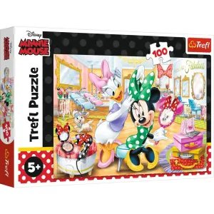 Trefl Disney Minnie Mouse Güzellik Salonu 100 Parça Puzzle