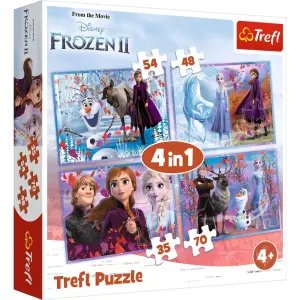 Trefl Disney Frozen 2 The Journey Into The Unknown 4 In 1 Puzzle