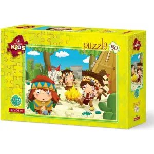 Art Kids Puzzle Kızılderili Minikler 50 Parça 5598