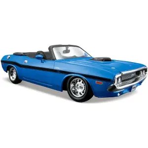 Maisto 1:24 1970 Dodge Challenger R/T Convertible Mavi